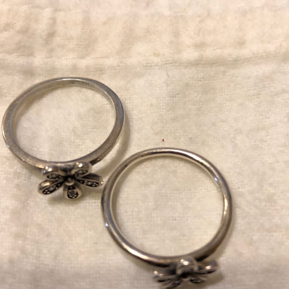 Stackable bands set 2 daisy meadows - Picture 3 of 6